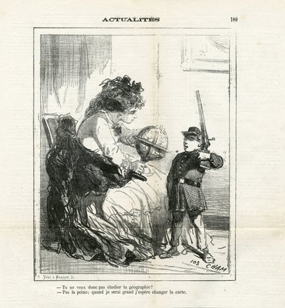 Illustration de Cham (1819-1879) dans Le Charivari - Amédée de Noé