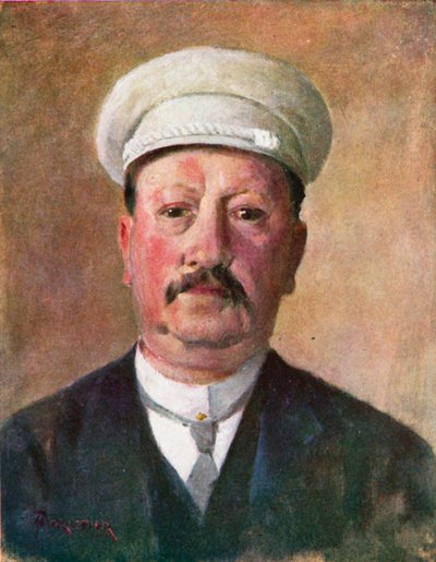 Un bourgeois flamand (lithographie couleur) - Amedee (after) Forestier