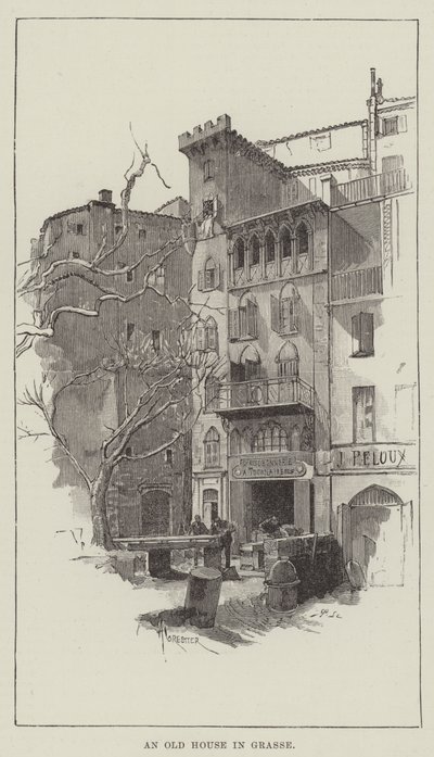 Une vieille maison à Grasse - Amedee Forestier