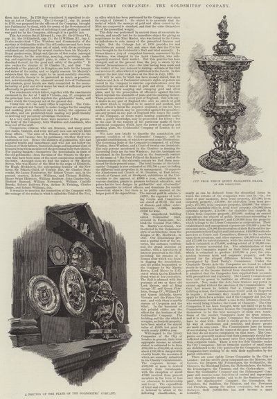 Guildes et compagnies de la ville, la compagnie des orfèvres - Amedee Forestier