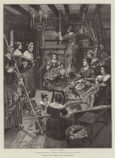 Pour la foi et la liberté, par Walter Besant - Amedee Forestier