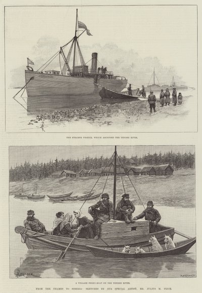 De la Tamise à la Sibérie - Amedee Forestier