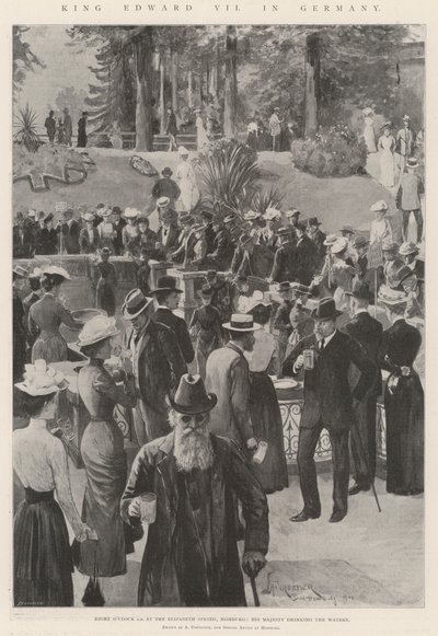 Le roi Édouard VII en Allemagne - Amedee Forestier