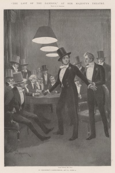 Le Dernier des Dandies, au Théâtre de Sa Majesté - Amedee Forestier