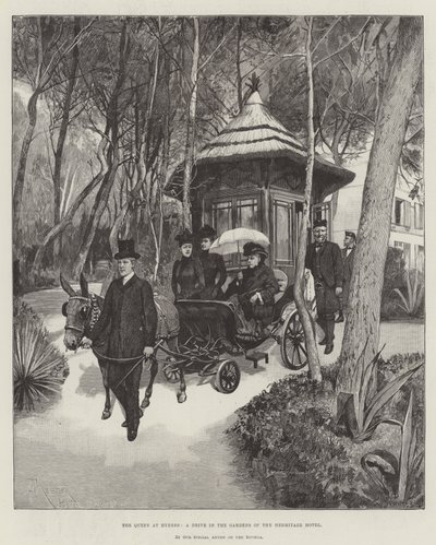 La reine à Hyères, une promenade dans les jardins de l