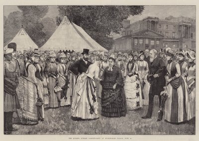 La garden-party du jubilé de la reine au palais de Buckingham, 29 juin - Amedee Forestier