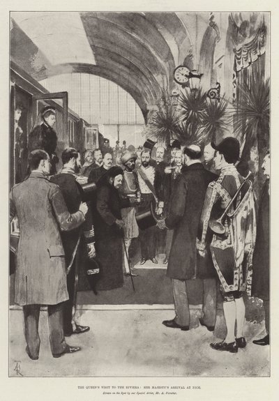 La visite de la reine à la Riviera, l