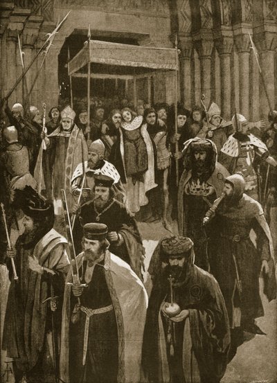 La récréation après le couronnement de Richard II, veille de Saint Kenelm, 16 juillet 1377, de 