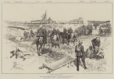 Le conflit frontalier du Soudan, la bataille de Ginnis, le 30 décembre - Amedee Forestier