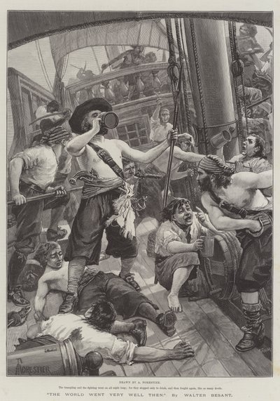 Le Monde allait très bien alors, par Walter Besant - Amedee Forestier