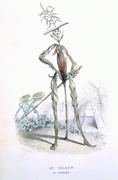 Un promeneur de campagne, de 