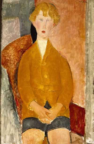 Garçon en culottes courtes - Amedeo Modigliani