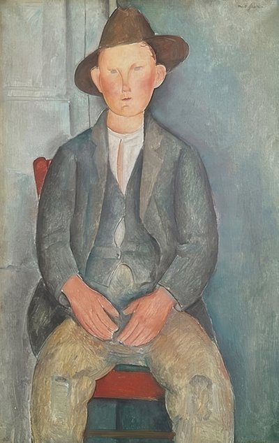 Le petit paysan. Vers 1918 - Amedeo Modigliani