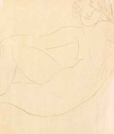 Femme nue accoudée, 1918 - Amedeo Modigliani