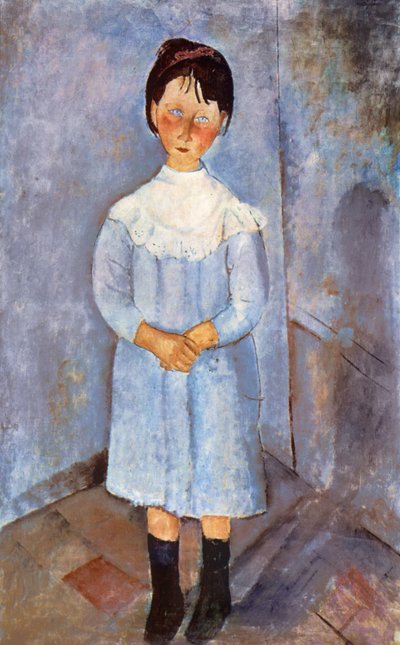 Fille en Bleu, 1918 - Amedeo Modigliani
