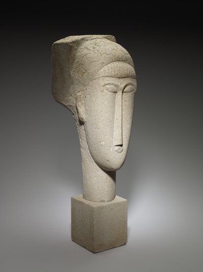 Tête, 1911-12 - Amedeo Modigliani