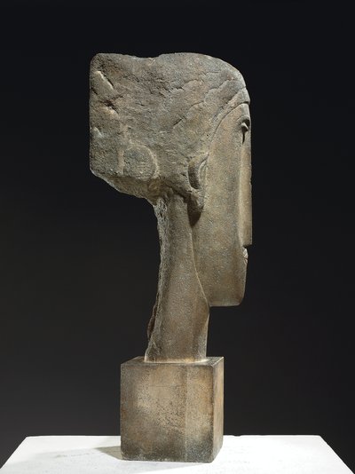 Tête, vers 1910-12 (calcaire) - Amedeo Modigliani