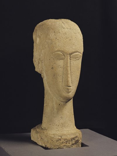 Tête, vers 1911-12 - Amedeo Modigliani
