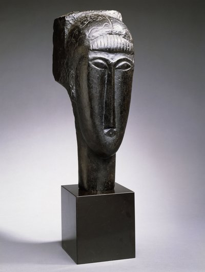 Tête de femme à la frange, 1912 - Amedeo Modigliani