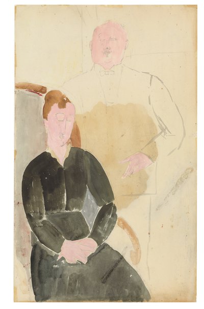 La Ménage, 1915 - Amedeo Modigliani