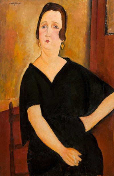 Madame Amédée (Femme avec cigarette) - Amedeo Modigliani