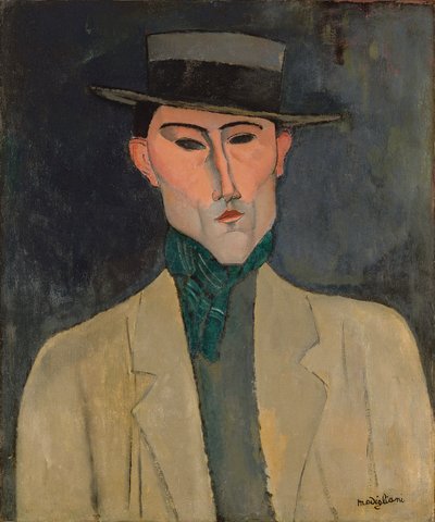 Homme avec un chapeau - Amedeo Modigliani