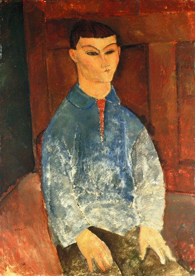 Moïse Kisling assis, 1916 - Amedeo Modigliani