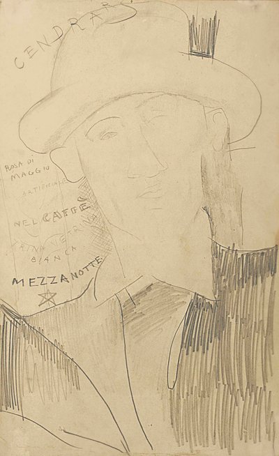 Portrait de Blaise Cendrars, c.1916-18 - Amedeo Modigliani