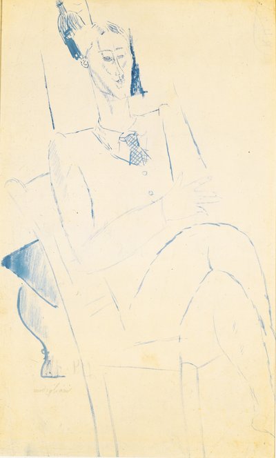 Portrait de Jean Cocteau, vers 1916 - Amedeo Modigliani