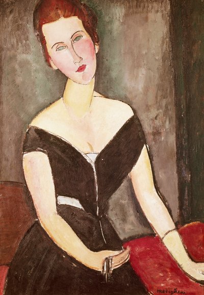 Portrait de Madame Georges Van Muyden, par Amedeo Modigliani (1884-1920) - Amedeo Modigliani