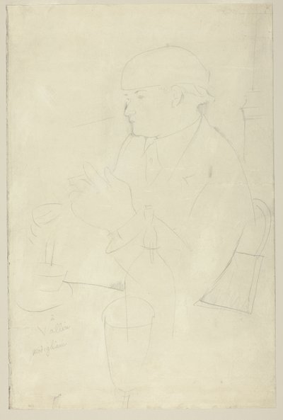 Portrait de Vallin - Amedeo Modigliani