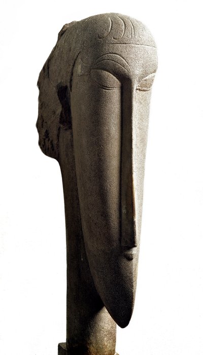 Testa (sculpture par Amedeo Modigliani) - Amedeo Modigliani