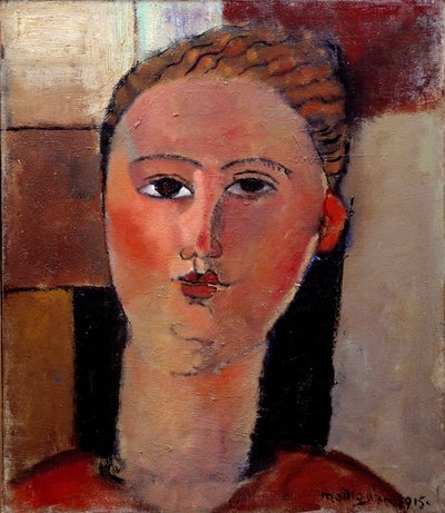 La Fille rousse. Peinture d