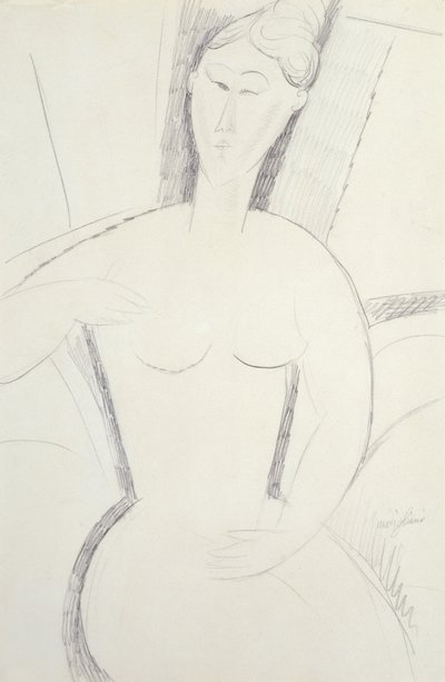 Femme Assise - Amedeo Modigliani