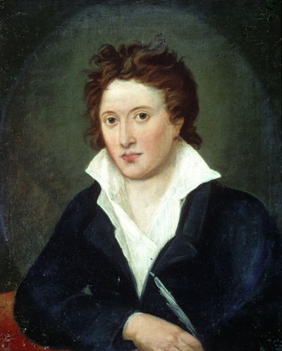 Portrait de Percy Bysshe Shelley (1792 - 1822) par Amelia Corran - Amelia Curran