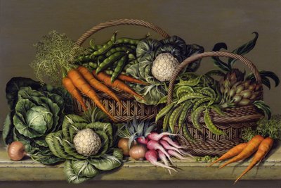 Panier de légumes et radis, 1995 - Amelia Kleiser