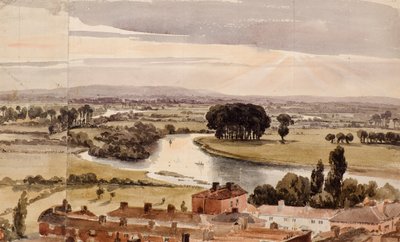 Vue panoramique du paysage, c.1804 - Amelia Long