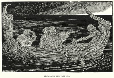 Traversant la mer sombre (gravure) - Amelia M. (attr.to) Bowerley or Bauerle