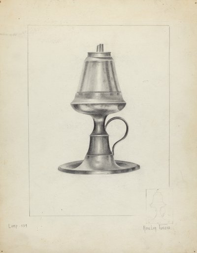 Lampe à camphène - Amelia Tuccio