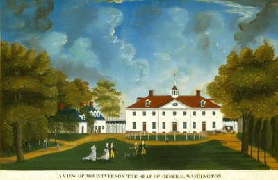 Vue du Mont Vernon - American 18th Century