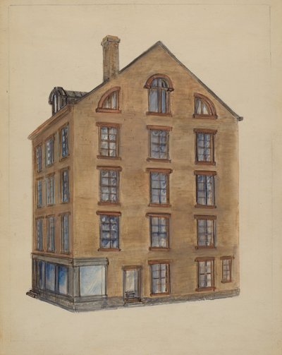 Coin des rues Pearl et John - American 20th Century