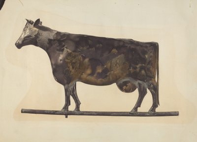 Girouette de vache - American 20th Century