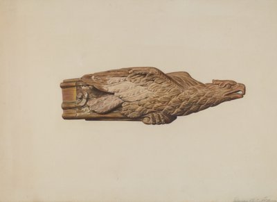 Figure de proue du schooner "Nellie G" - American 20th Century
