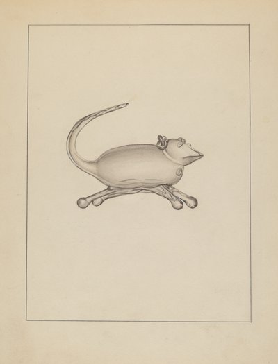 Souris en verre - American 20th Century