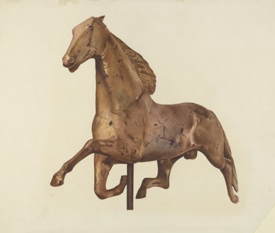 Girouette en forme de cheval - American 20th Century