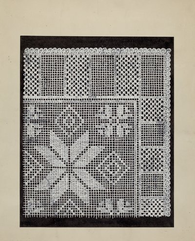 Dentelle Hardanger - American 20th Century
