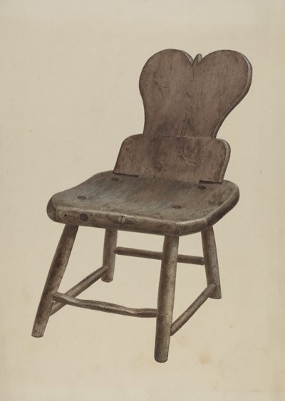 Chaise allemande de Pennsylvanie - American 20th Century