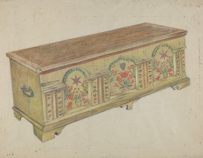 Coffre Allemand de Pennsylvanie - American 20th Century