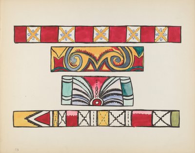 Planche 49 : Design divers : Du portfolio "Designs coloniaux espagnols du Nouveau-Mexique" - American 20th Century