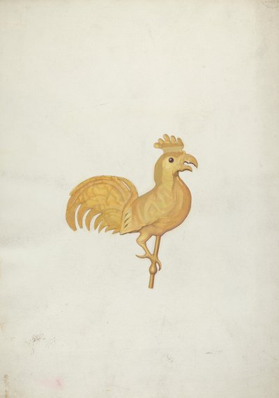 Girouette de coq - American 20th Century